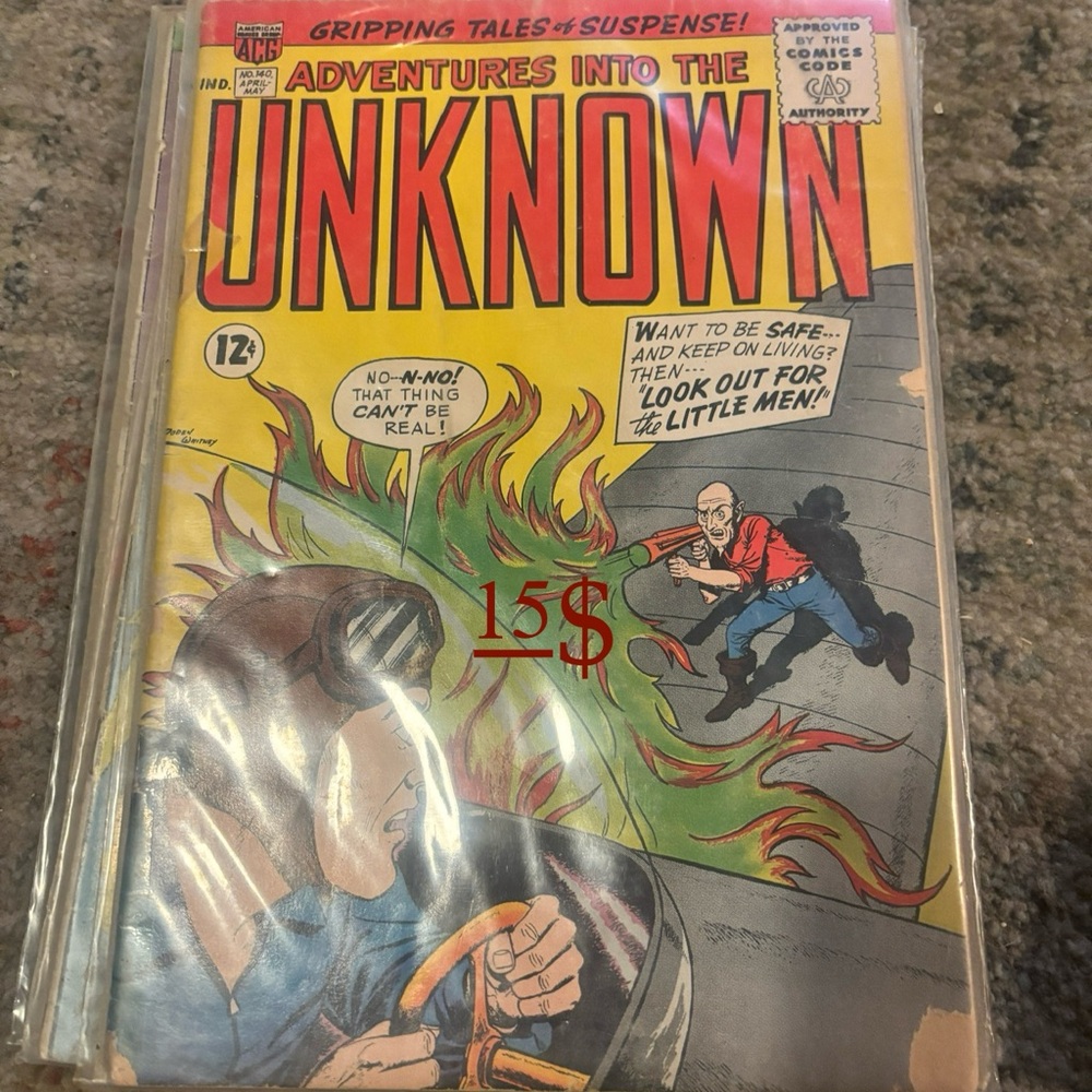 Adventures Into the Unknown Comic Book